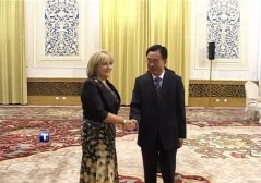 National Assembly Speaker Prof. Dr Slavica Djukic-Dejanovic meets He Guoqiang, member the Politburo of the Chinese CCCP and Secretary General of the Commission for Discipline and Inspection of the Central Committee of the Communist Party of China.